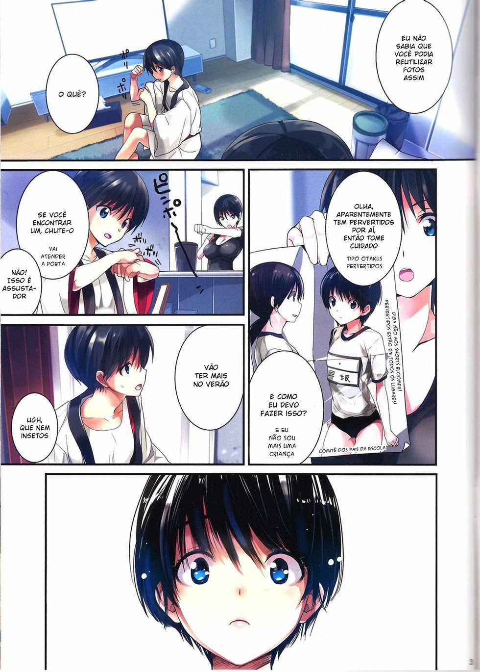 (C84) [ROUTE1 (Taira Tsukune)] Danbo- to Jumbo- (Yotsubato!) [Portuguese-BR] - Page 2
