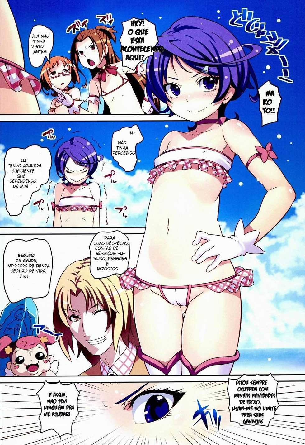 (C85) [LongHornTrain (CyoCyo)] Hirameke! Megami no Love Kiss Wand | Flash! Goddess of the Love Kiss Wand (Dokidoki! Precure, Suite Precure) [Portuguese-BR] [Mundo Hentai] - Page 3