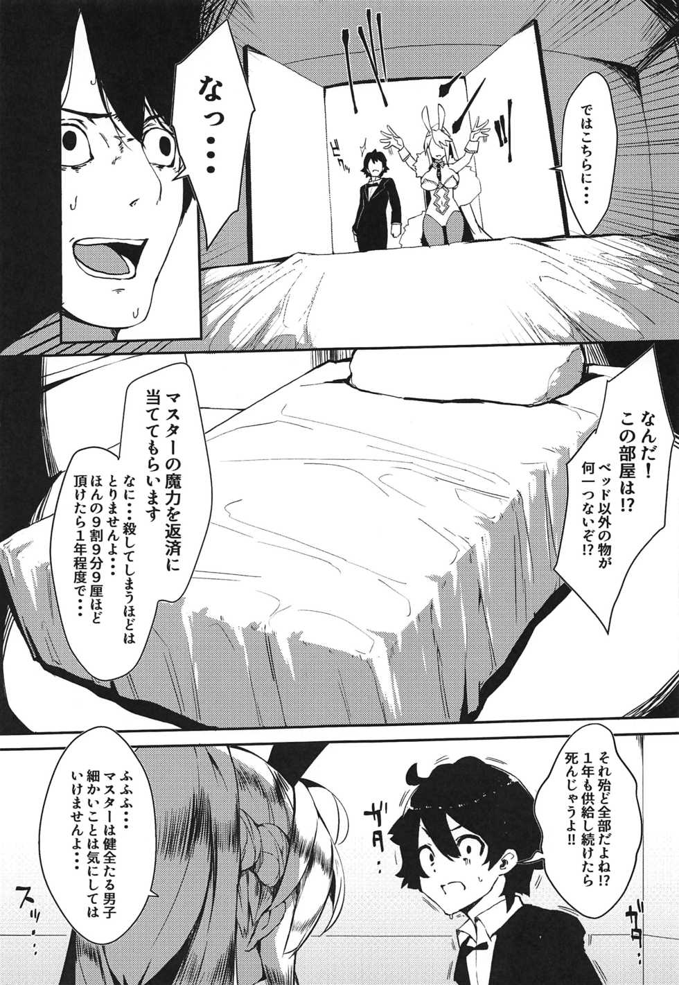 (SC2019 Autumn) [Rakuen Tiramisu (Cobo)] Sakusei Casino Camelot e Youkoso!! (Fate/Grand Order) - Page 4