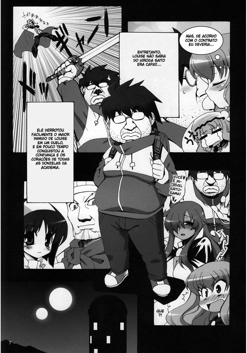 [SION (Hotori)] Boku wa Louise to SEX suru!! (Zero no Tsukaima) [Portuguese-BR] - Page 4