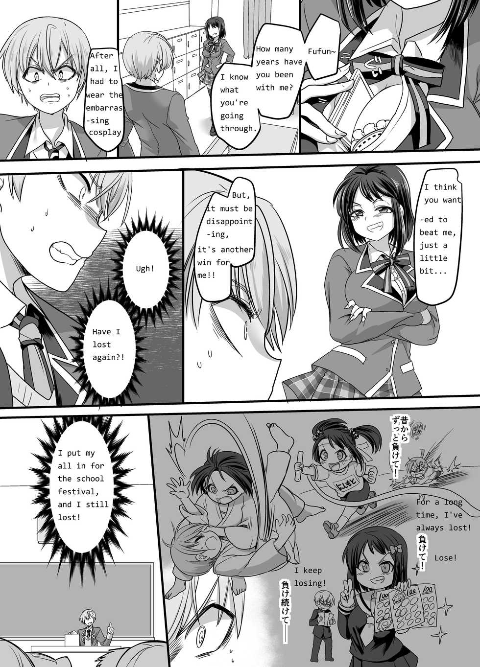 [Gozen Shichiji no Awase Kagami (Kouji, kagami0235)] Kanojo no Cosplay ~Chijoku no Nyotaika Choukyou!!~ | Girlfriend Cosplay: ~Shameful Female Training!!~ [English] - Page 3
