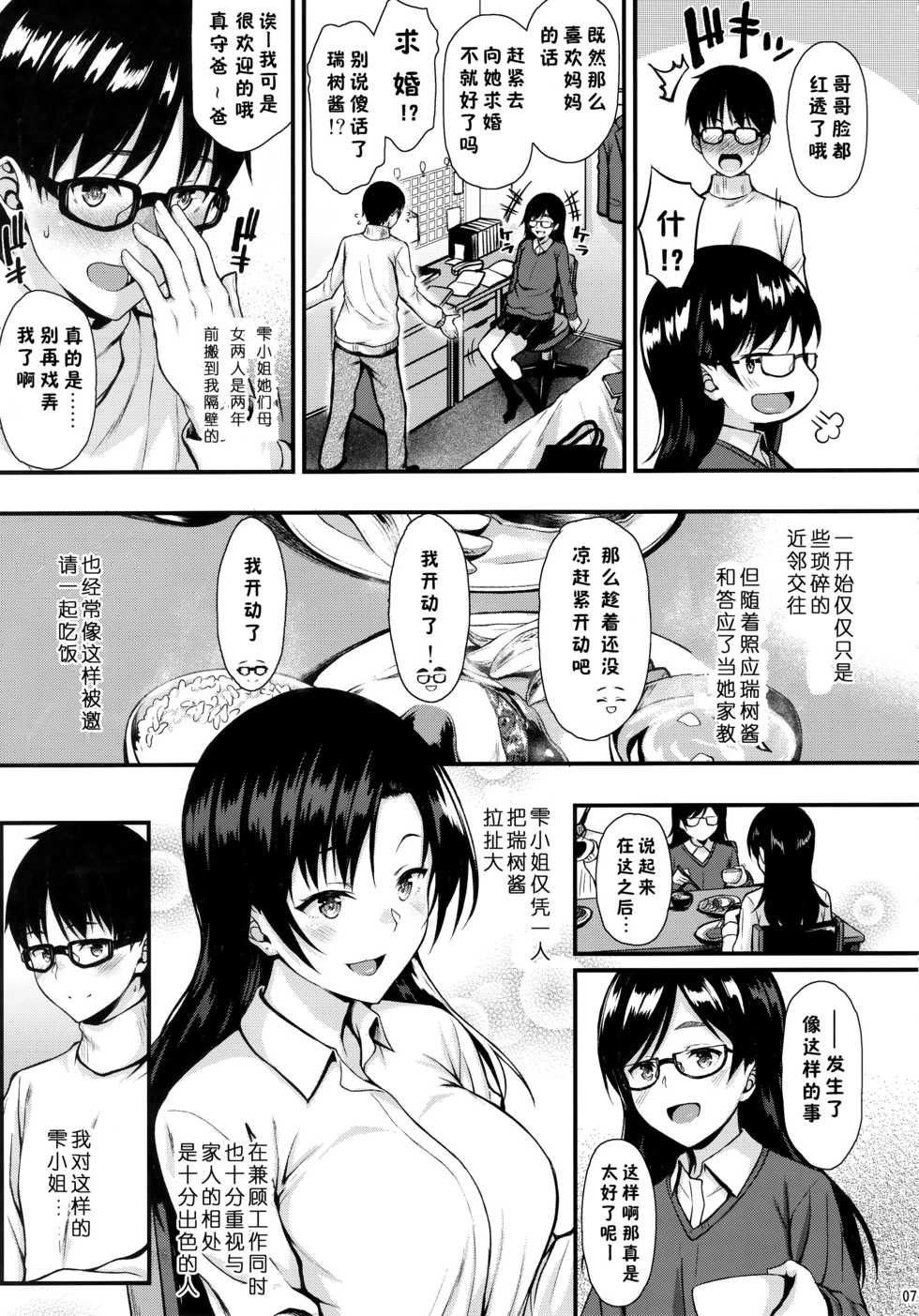 (C95) [Tonpuuratei (Saemon)] Shizuku-san wa Ore no Omoibito | 邻居是我的梦中情人 [Chinese] [寂月汉化组] - Page 7