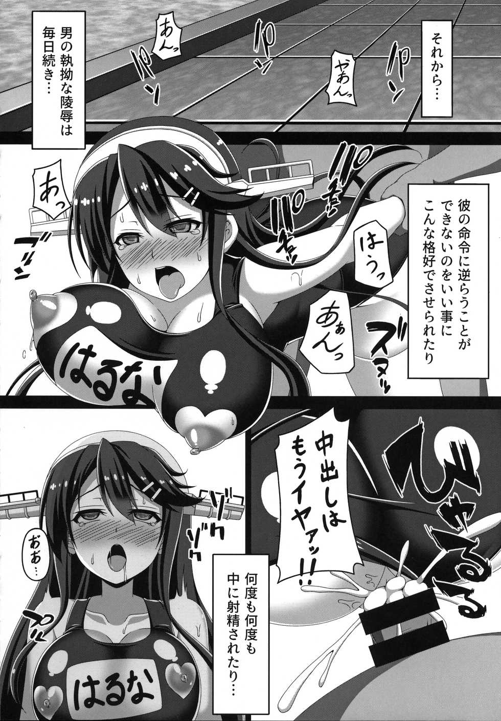 (COMIC1☆14) [Atsugari Giyuugun (Militia)] Kantai Akuochi Keikaku ~Haruna Hen~ (Kantai Collection -KanColle-) - Page 11