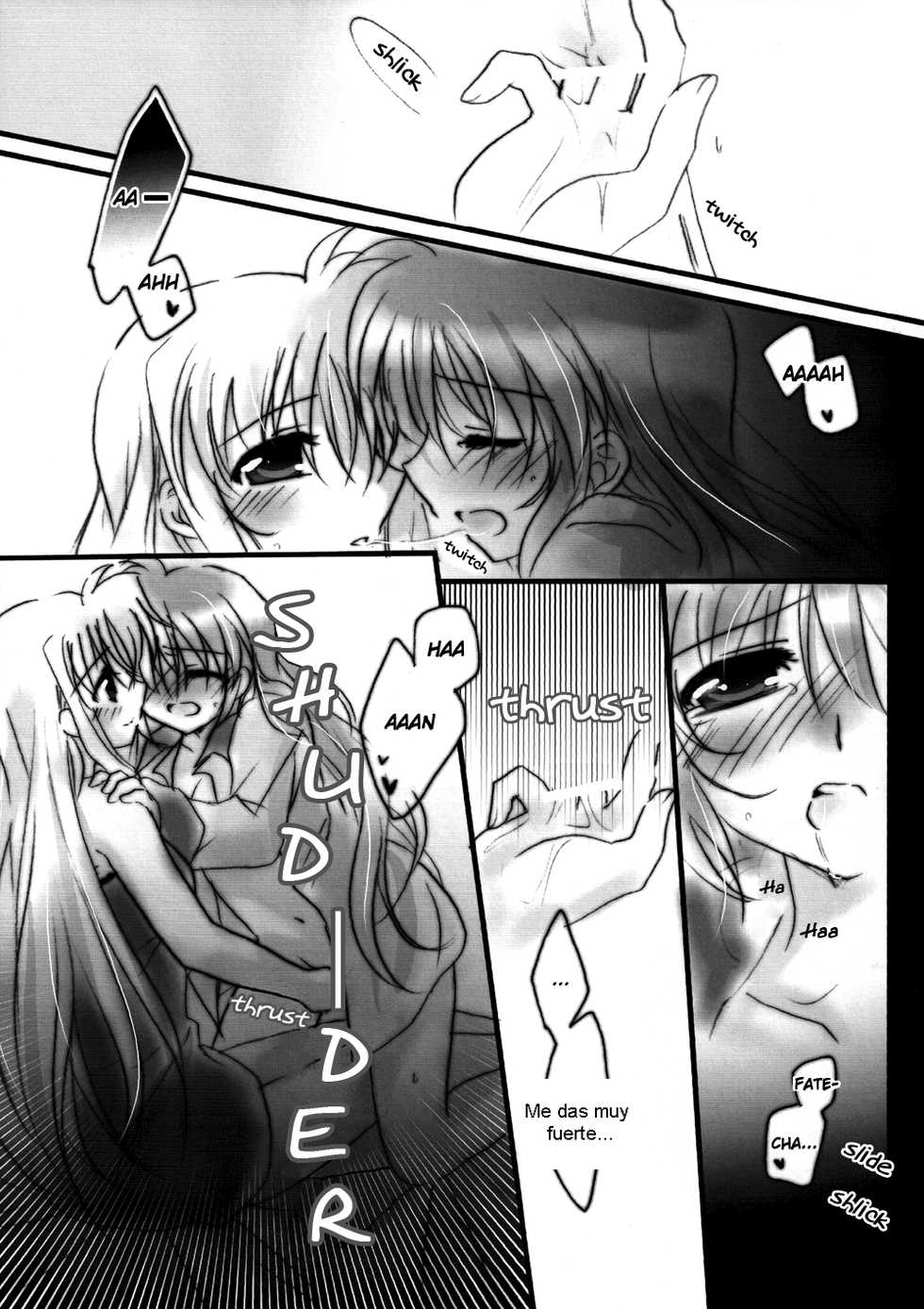 (C83) [Ameiro (Nanashiki)] Hatsu Yoru. (Mahou Shoujo Lyrical Nanoha) [Spanish] [Biblioteca Yuri HHH] - Page 16