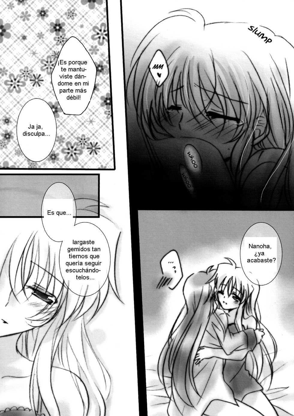 (C83) [Ameiro (Nanashiki)] Hatsu Yoru. (Mahou Shoujo Lyrical Nanoha) [Spanish] [Biblioteca Yuri HHH] - Page 17
