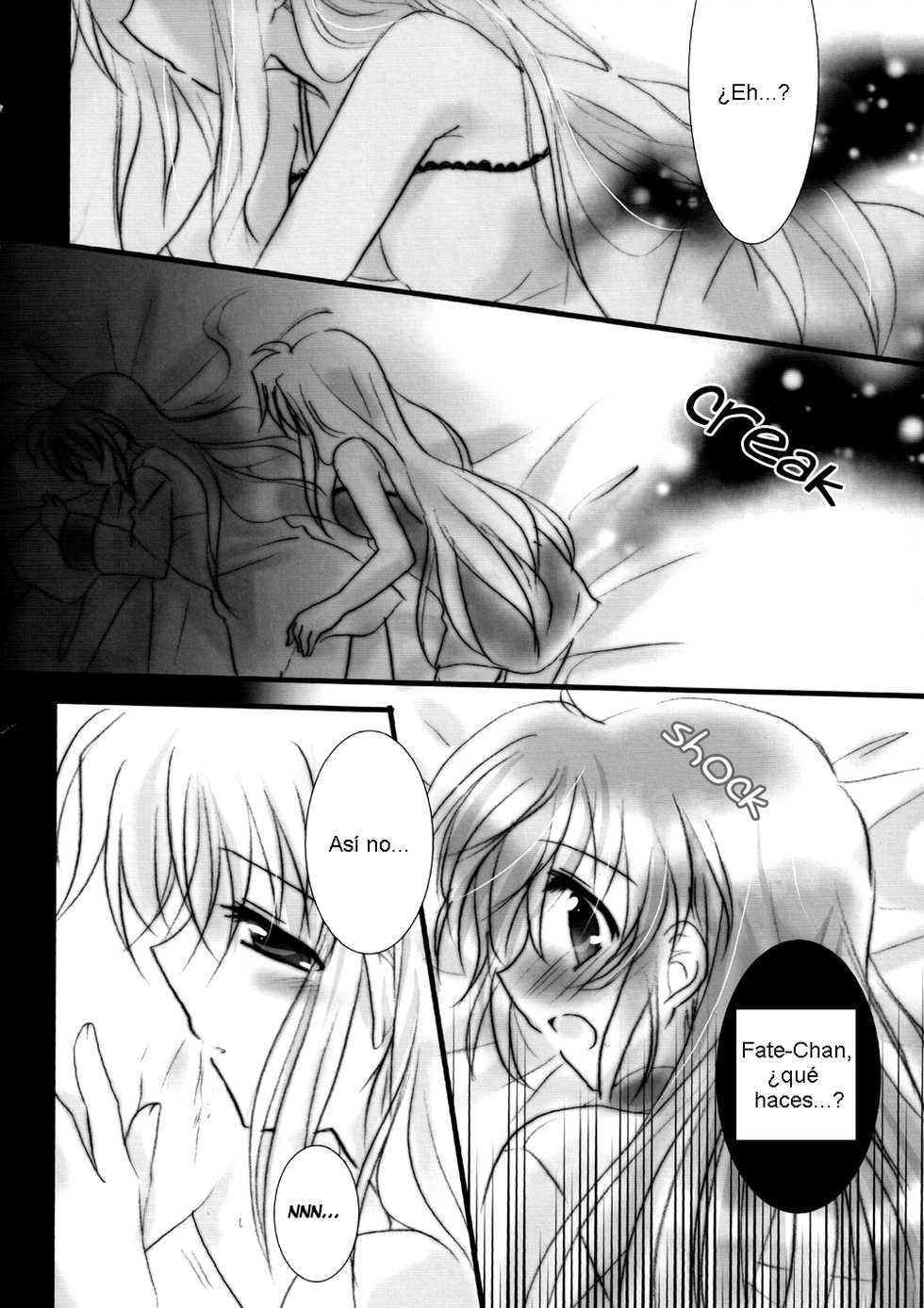 (C83) [Ameiro (Nanashiki)] Hatsu Yoru. (Mahou Shoujo Lyrical Nanoha) [Spanish] [Biblioteca Yuri HHH] - Page 19