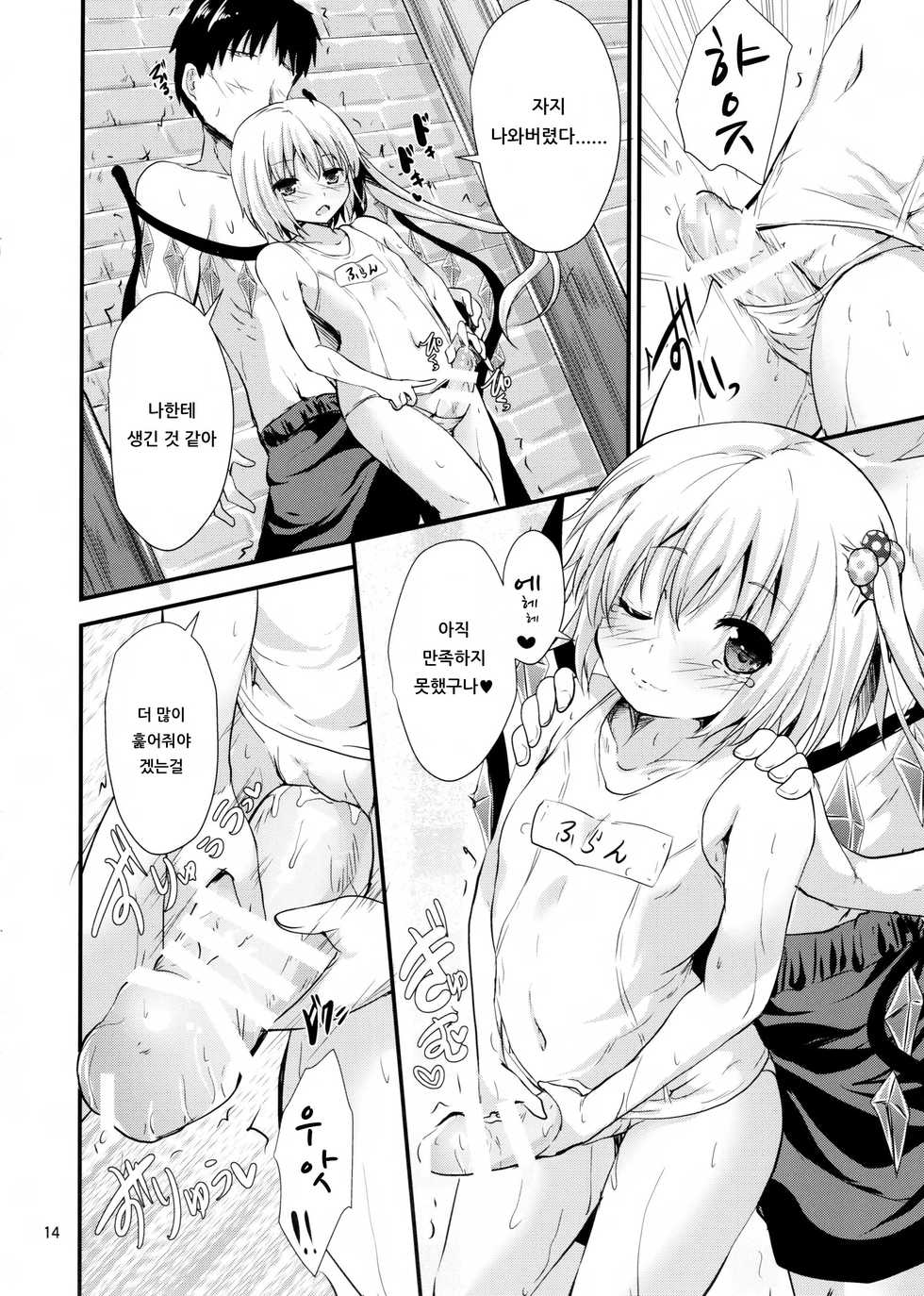 (C94) [Water Drop (MA-SA)] Haisui Pocket | 배수 포켓 (Touhou Project) [Korean] [아이카츠! 갤러리] - Page 14