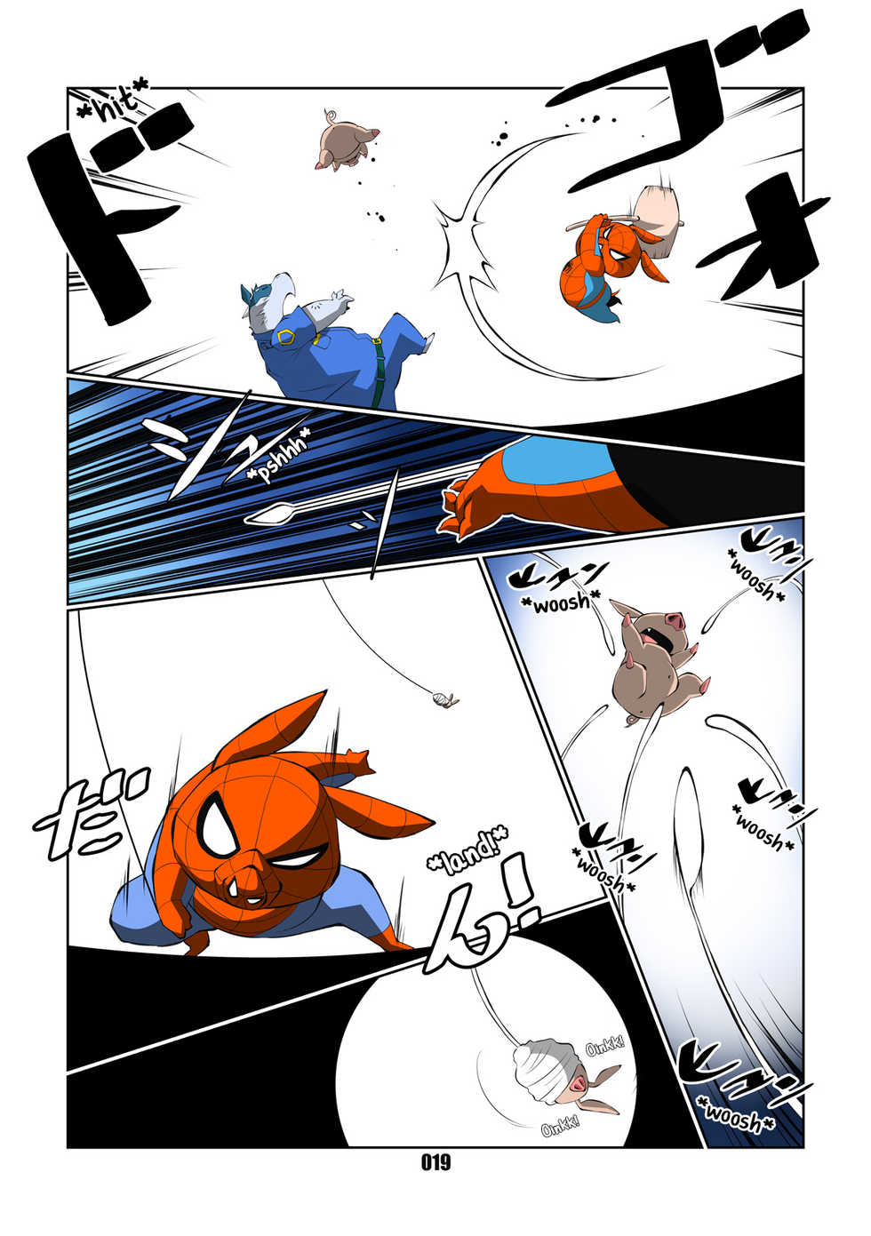 [Chibineco Honpo (Chibineco Master)] Spider-Ham (Spider-man) [English] [Yuuta's Blog] [Digital] - Page 19