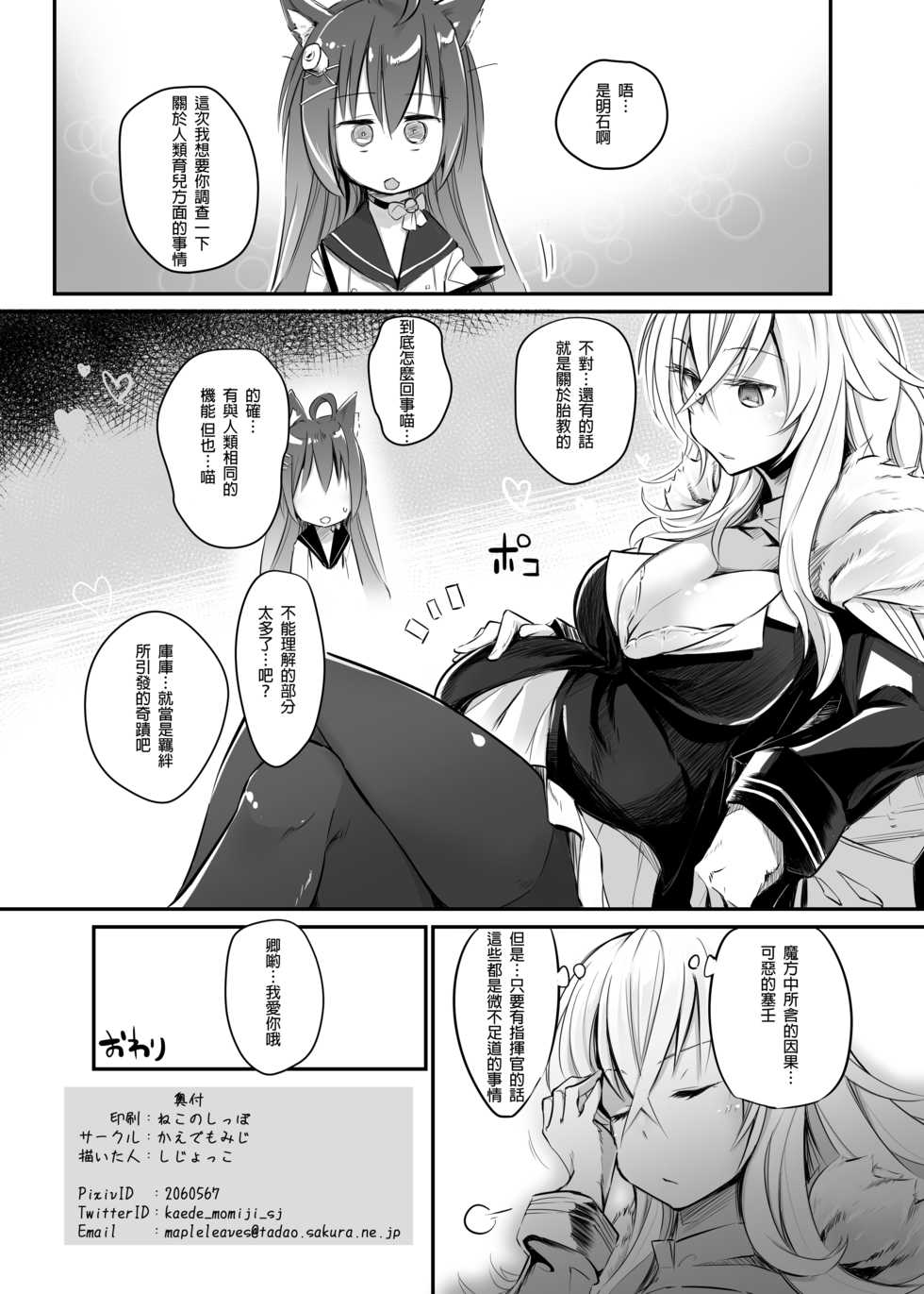 (C94) [Kaede Momiji (Shijokko)] Aishite Iru ga Nikunde Iru no da (Azur Lane) [Chinese] [靴下汉化组] - Page 25
