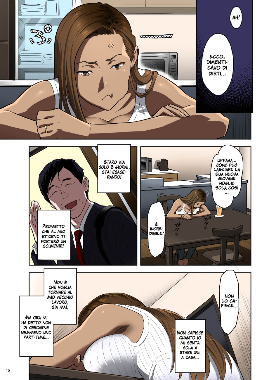 [Hito no Fundoshi (Yukiyoshi Mamizu)] Moto Gal Mama ga Kyuu ni Dekita Ken. | Mi sono ritrovato una ex-Gyaru come madre [Italian] [Hentai Fantasy] [Colorized] [Digital] - Page 10