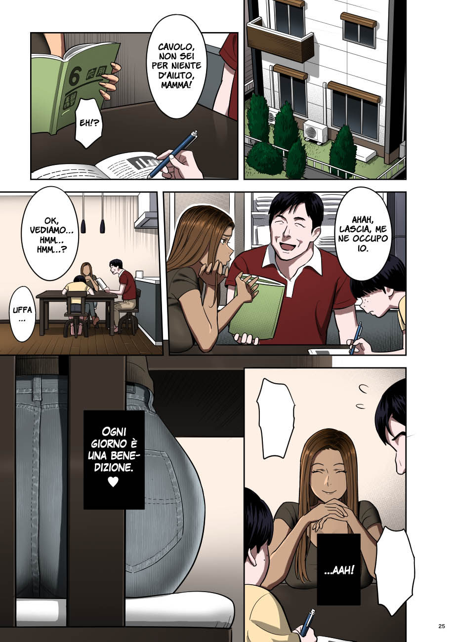 [Hito no Fundoshi (Yukiyoshi Mamizu)] Moto Gal Mama ga Kyuu ni Dekita Ken. | Mi sono ritrovato una ex-Gyaru come madre [Italian] [Hentai Fantasy] [Colorized] [Digital] - Page 25