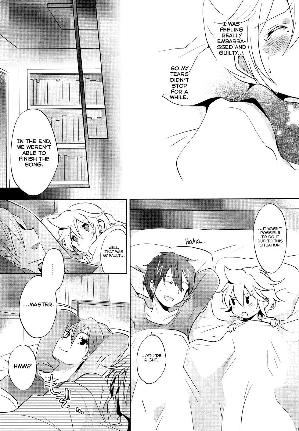 (C84) [Nerihibari (Usuchi.)] Onegai Master (VOCALOID) [English] [Yuuta's Blog] - Page 18