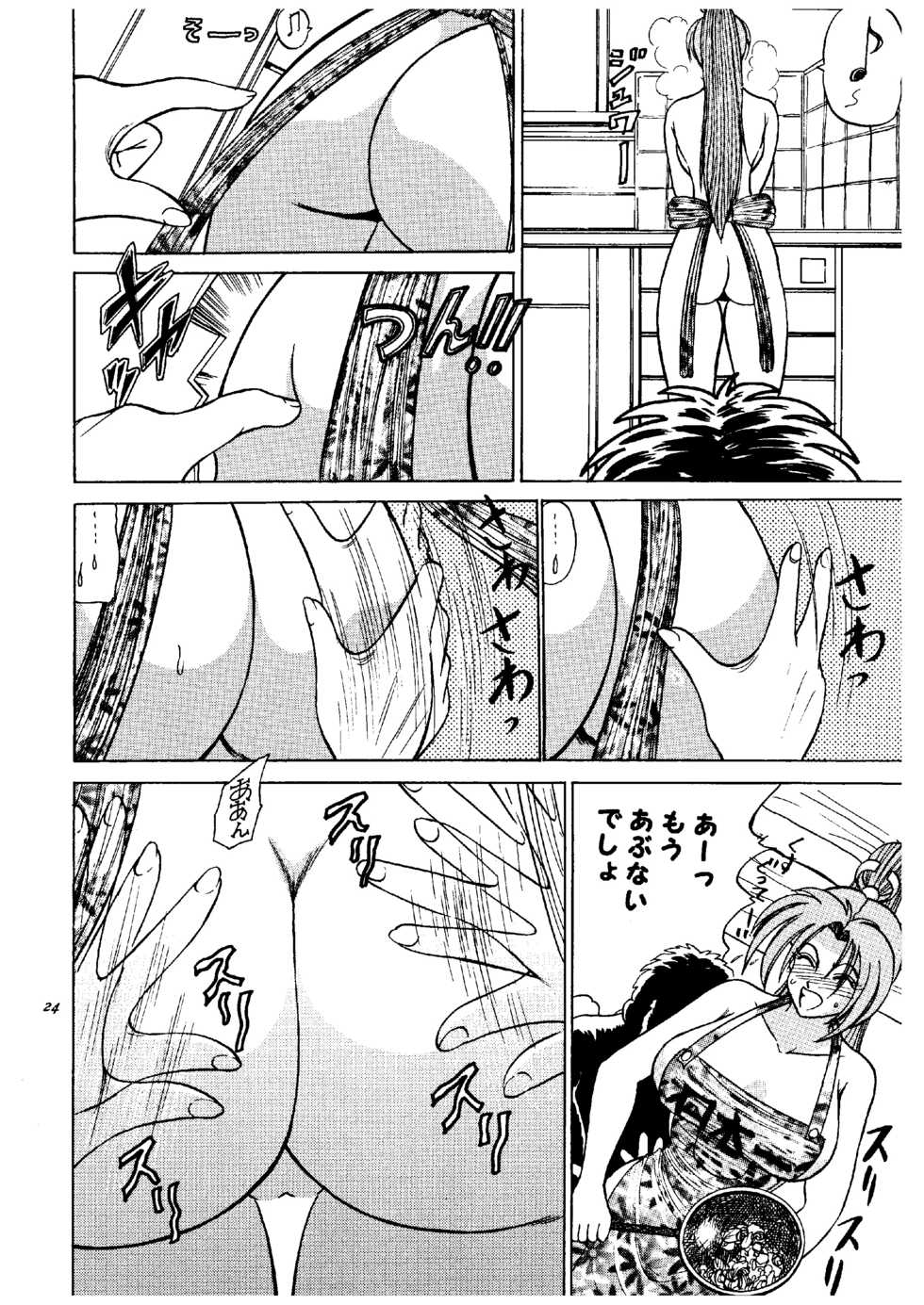 (C60) [Date wa Gorgeous ni (Ponzu)] Okasareru Mai no Oppai Hen (King of Fighters, Dead or Alive) - Page 24