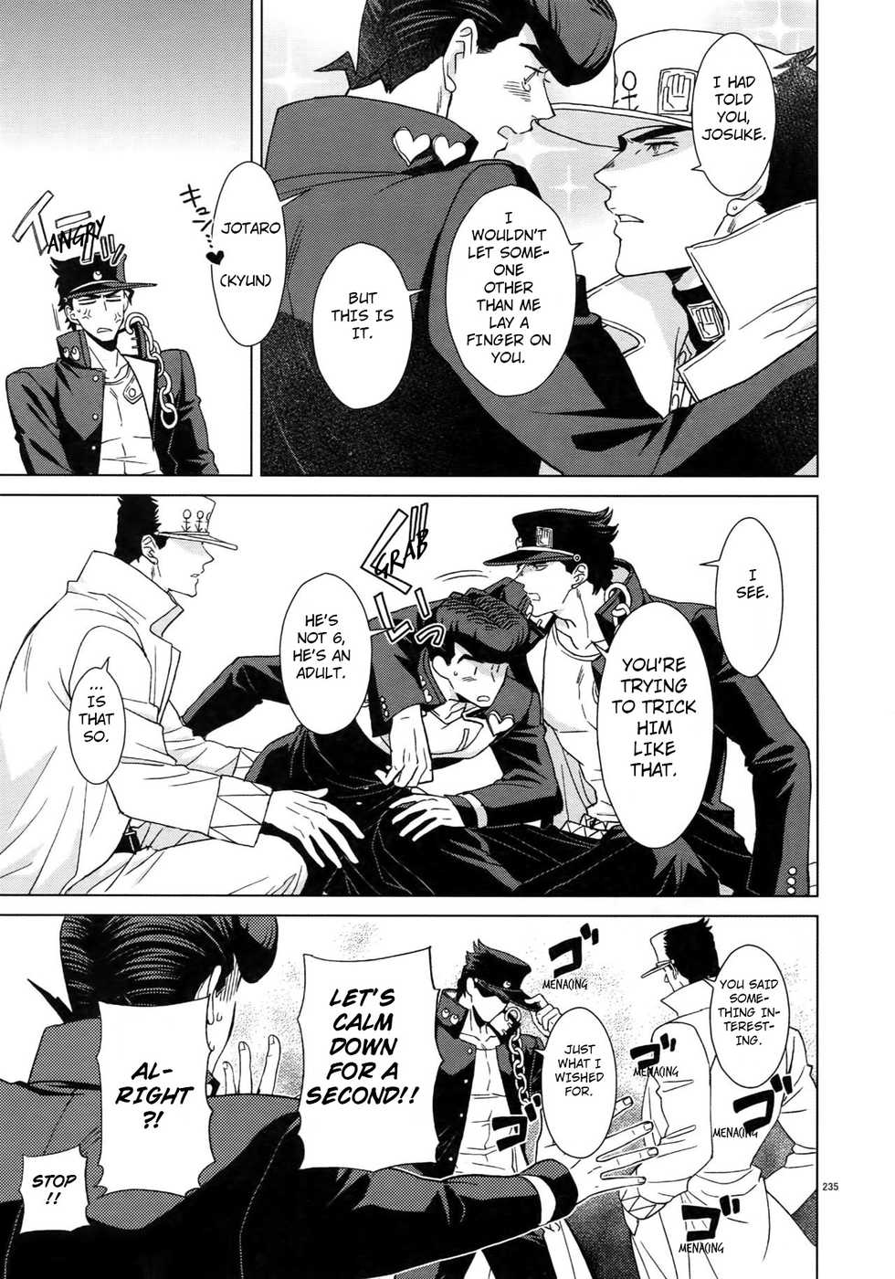 (Super The World 2018) [Chikadoh (Halco)] Jotaro-san x 2 to Issho (TRSK LOG) (JoJo's Bizarre Adventure) [English] [Star_Platinum88] - Page 5