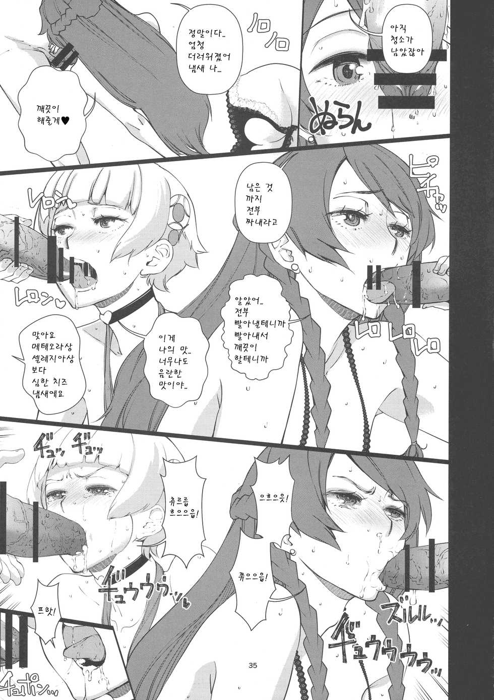 (C93) [Tougechaya (Touge Hiro)] Kaihen Shite Mima SHOW! (Re:CREATORS) [korean] - Page 35