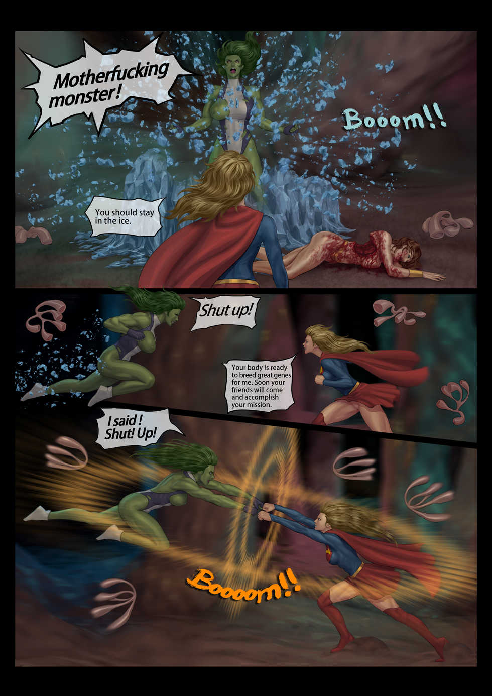Avenger's Nightmare Part 4 - GURO WARNING - Page 4