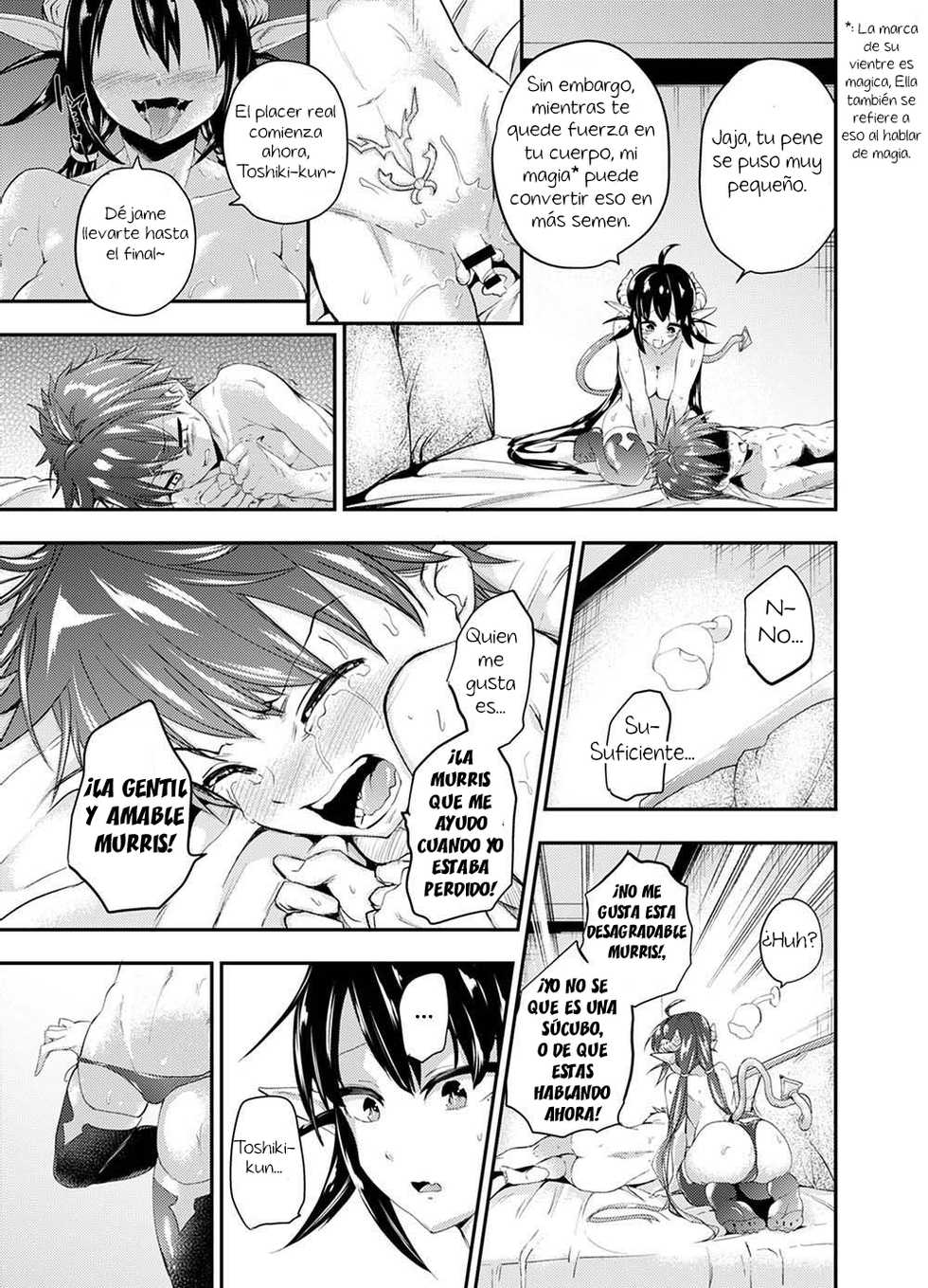 [Toro Toro Resistance (Susuanpan)] Gendai Succubus no Esa | A modern succubus (Succubus ni Okasareru Goudoushi ~HELL~) [Spanish] [El mago de las MILFS] - Page 17