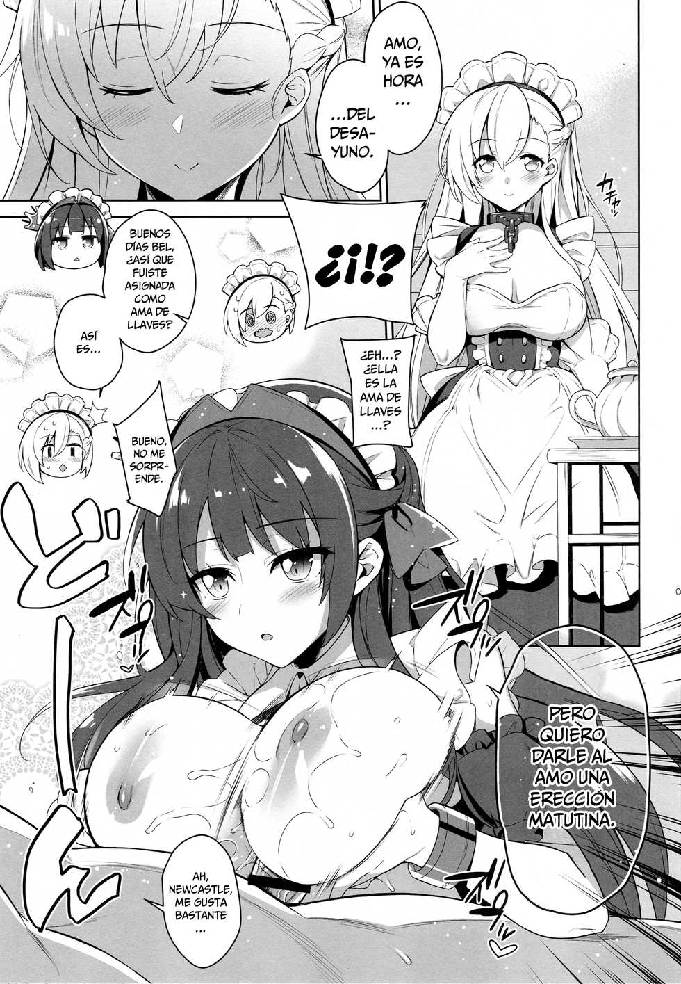 (C95) [Douganebuibui (Aburidashi Zakuro)] Royal Maid Zuri (Azur Lane) [Spanish] [HentaIsLife + Biblioteca Hentai] - Page 4