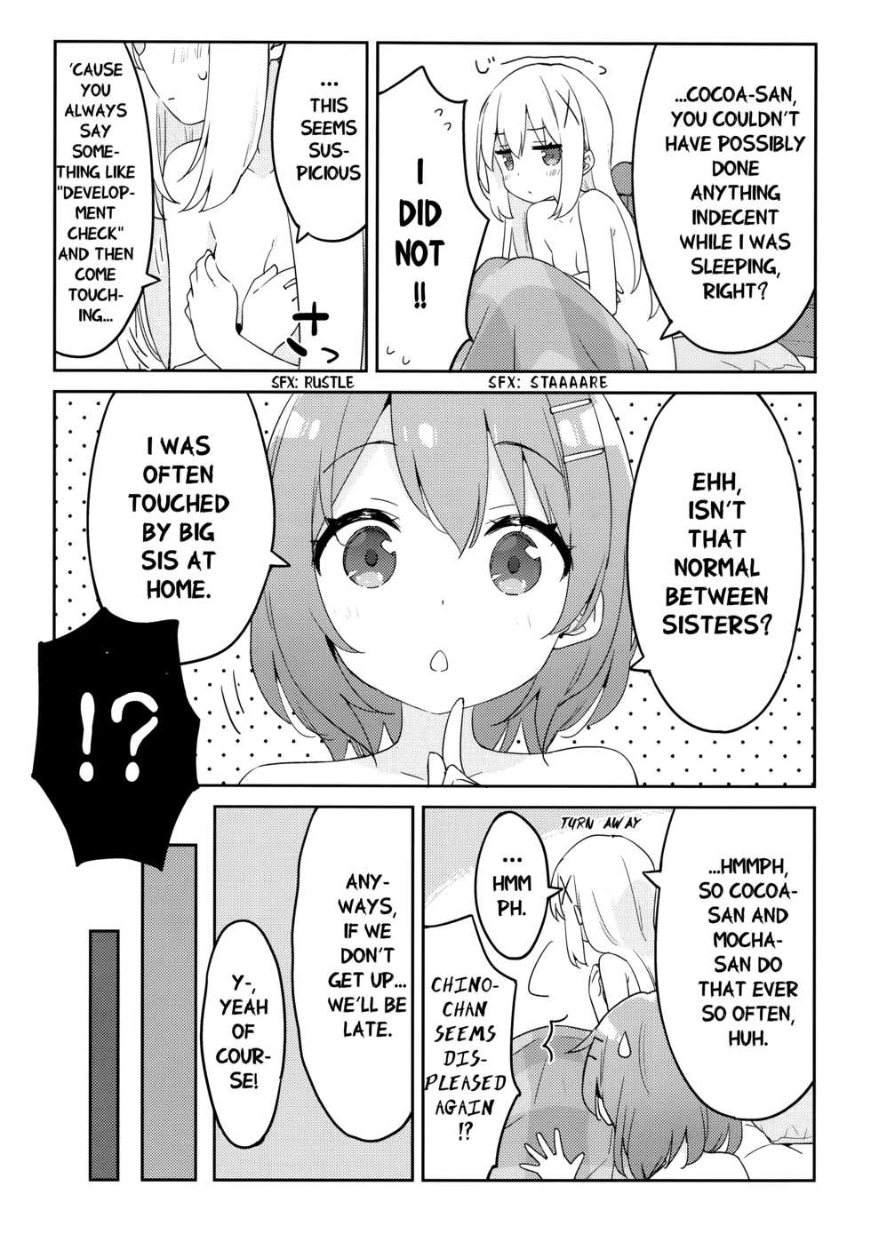 (COMIC1☆15) [Luminocity (Kani Biimu)] Luminocity 23 Gochuumon wa Soine desu. - I'd like to sleep next to you. (Gochuumon wa Usagi desu ka?) [English] [WindyFall Scanlations] - Page 10