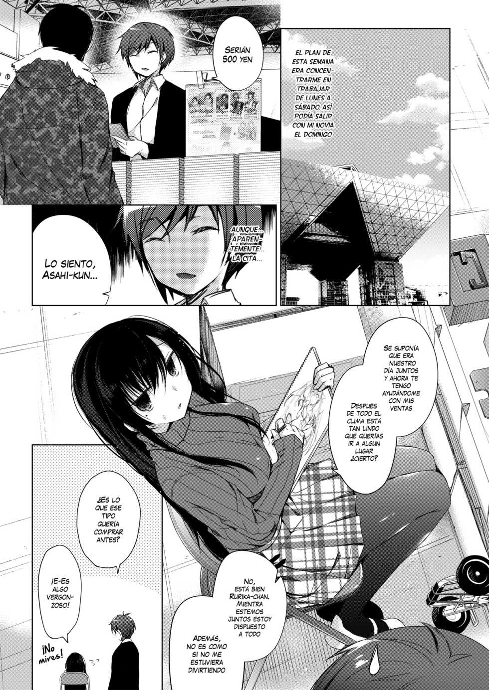 [Hirahira (Hirari)] Ero Doujin Sakka no Boku no Kanojo wa Uwaki nante Shinai. | She will never let me down. [Spanish] [NekoCreme] [Digital] - Page 3