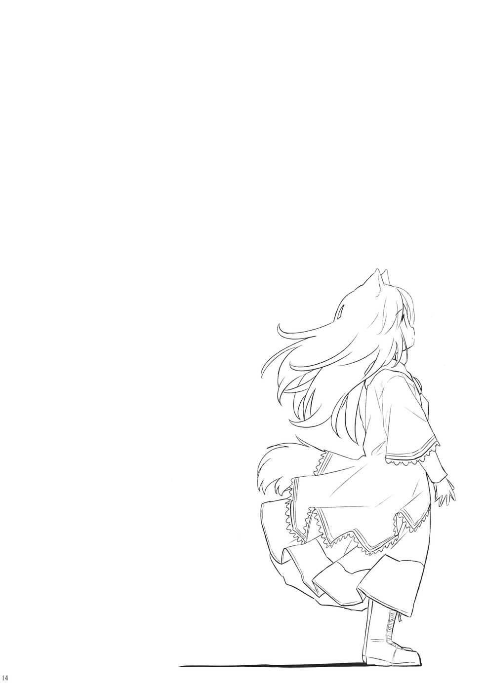 (C93) [Animal Passion (Yude Pea)] Uetaru Ookami Bou o Osorezu (Touhou Project) - Page 13