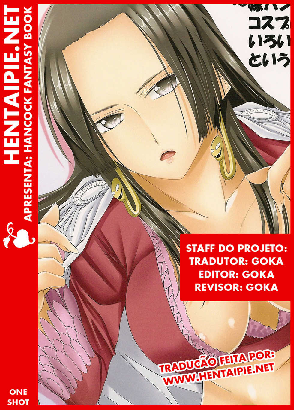 (COMIC1☆3) [Yorimichi (Arsenal)] Oyome-san Series ~Yome Hancock ni Cosplay Sasete Iroiro Shite Morau to Iu Mousou Bon~ (One Piece) [Portuguese-BR] [Goka] - Page 1