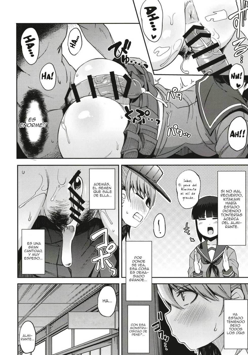 (COMIC1☆15) [Shiko Neru Mix (Kauti)] Kitakami-sama to Gachi Pako Kozukuri Time (Kantai Collection -KanColle-) [Spanish] [KazuyaFS] - Page 14