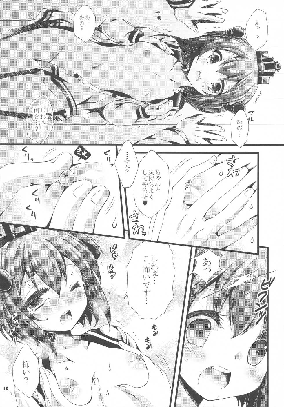 (C86) [ARC (Tamagawa Yukimaru)] Shirei wa Pants ga Osuki (Kantai Collection -KanColle-) - Page 9