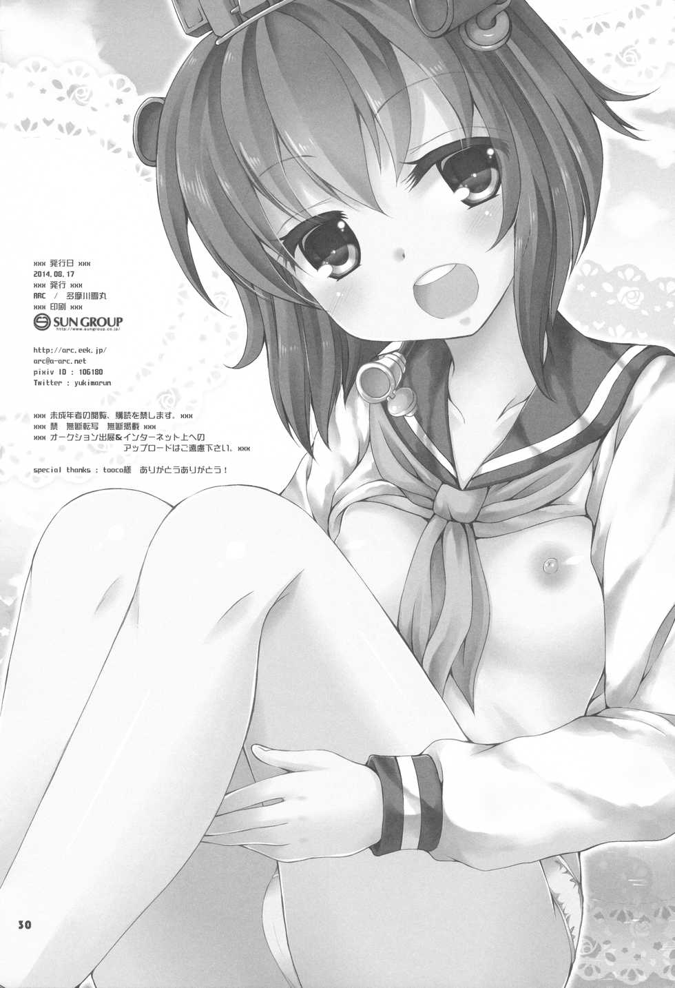 (C86) [ARC (Tamagawa Yukimaru)] Shirei wa Pants ga Osuki (Kantai Collection -KanColle-) - Page 29