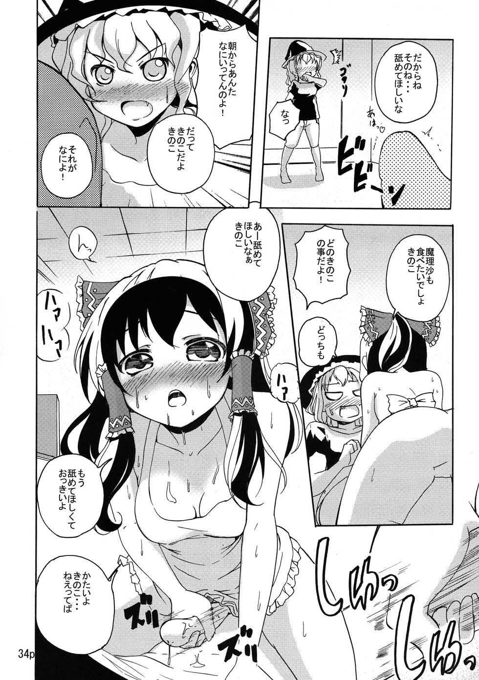 (Reitaisai 11) [Nuigurumiya-san (Tochikaku, Shiroishi Gatta, Yukkuri Ichisan)] Reimu-chan ga Minna ni Shiboritorareru Hon 2-kame (Touhou Project) - Page 36