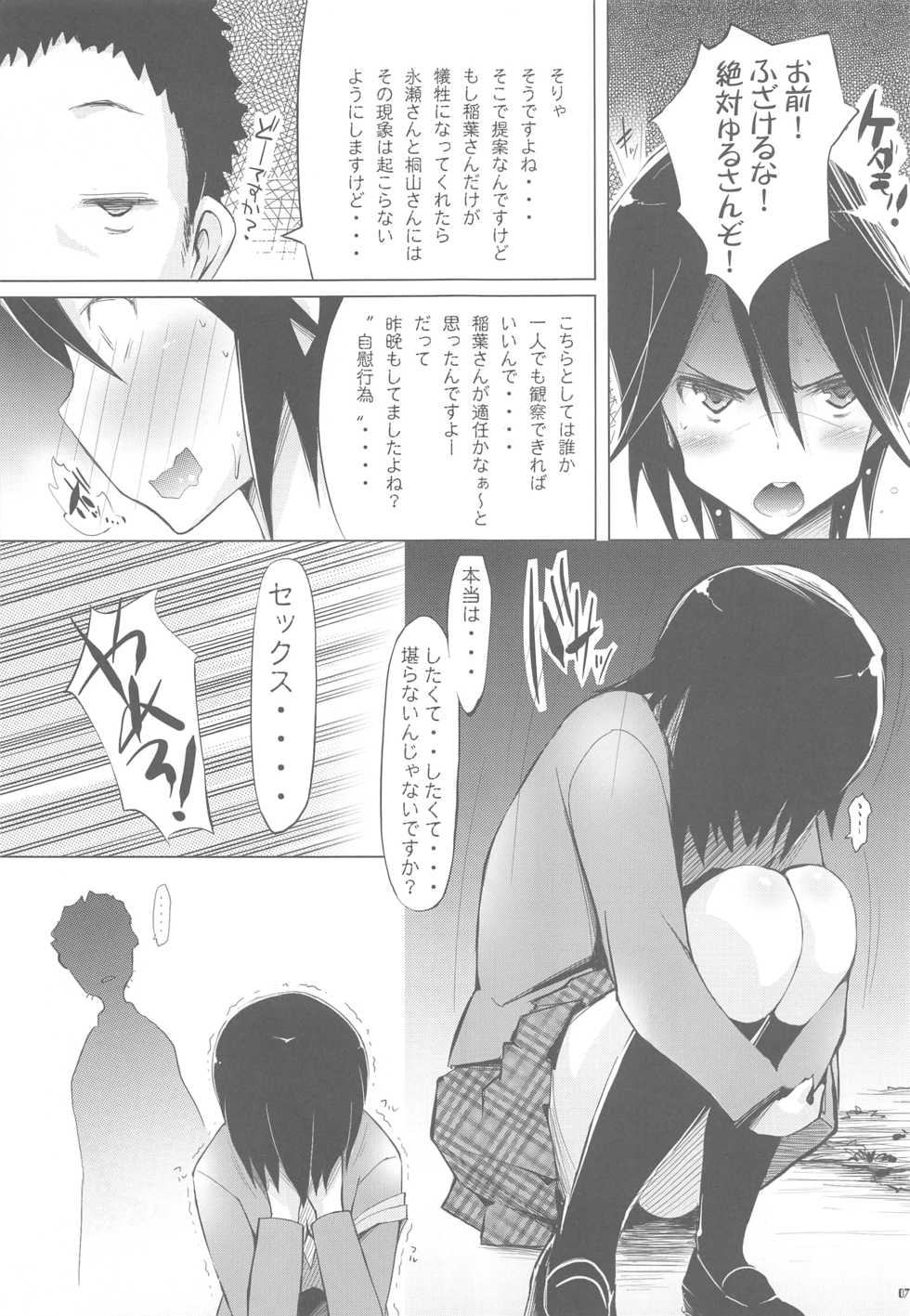 (SC57) [Bloody Mary (Yuumyago)] Bitch Random Inaban no Hatsujouki  (Kokoro Connect) - Page 6