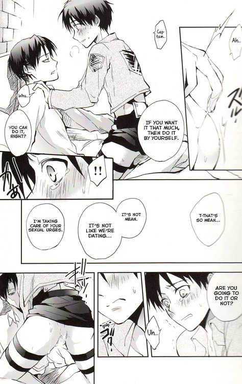 (Saikyou Kareshi) [Yinghua (sinba)] Dare ni mo Ienai (Shingeki no Kyojin) [English] [Yuuta's Blog] - Page 8