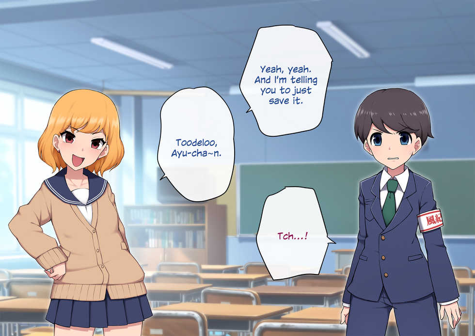 [Trans Tribune (Wataya)] Josou Mesu Ochi Fuuki Iin ~Kiyoku Tadashii Mohansei ga Inran Bitch ni Ochiru made~ | Feminisation Committee: Nymphomaniac Justice!! [English] [Ottoberg] - Page 22