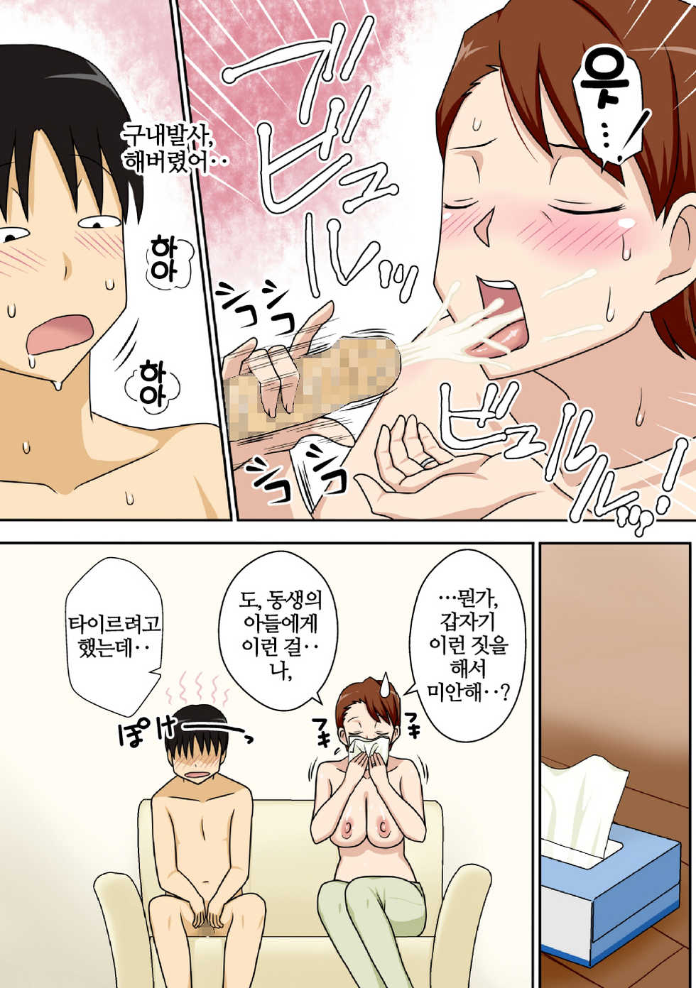 [Freehand Tamashii (DT Hone)] InCha no Oi ga Yaritai Oba-san. | 음침한 조카가 아고싶은 이모 [Korean] [KYR] [Digital] - Page 21