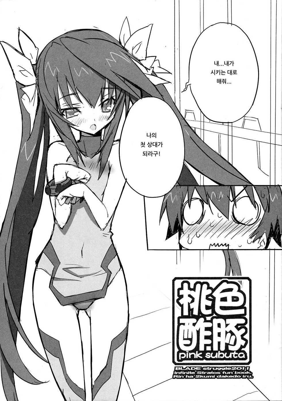 (COMIC1☆5) [GALAXIST (BLADE)] Pink Subuta (IS <Infinite Stratos>) [Korean] [아이카츠! 갤러리] - Page 6