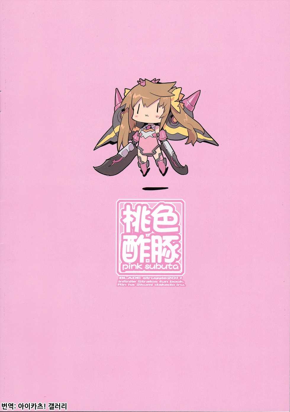 (COMIC1☆5) [GALAXIST (BLADE)] Pink Subuta (IS <Infinite Stratos>) [Korean] [아이카츠! 갤러리] - Page 17