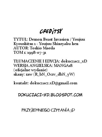 [Maeda Toshio] Youjuu Kyoushitsu | Demon Beast Invasion Ch.8 [Polish] [D-xD] - Page 20