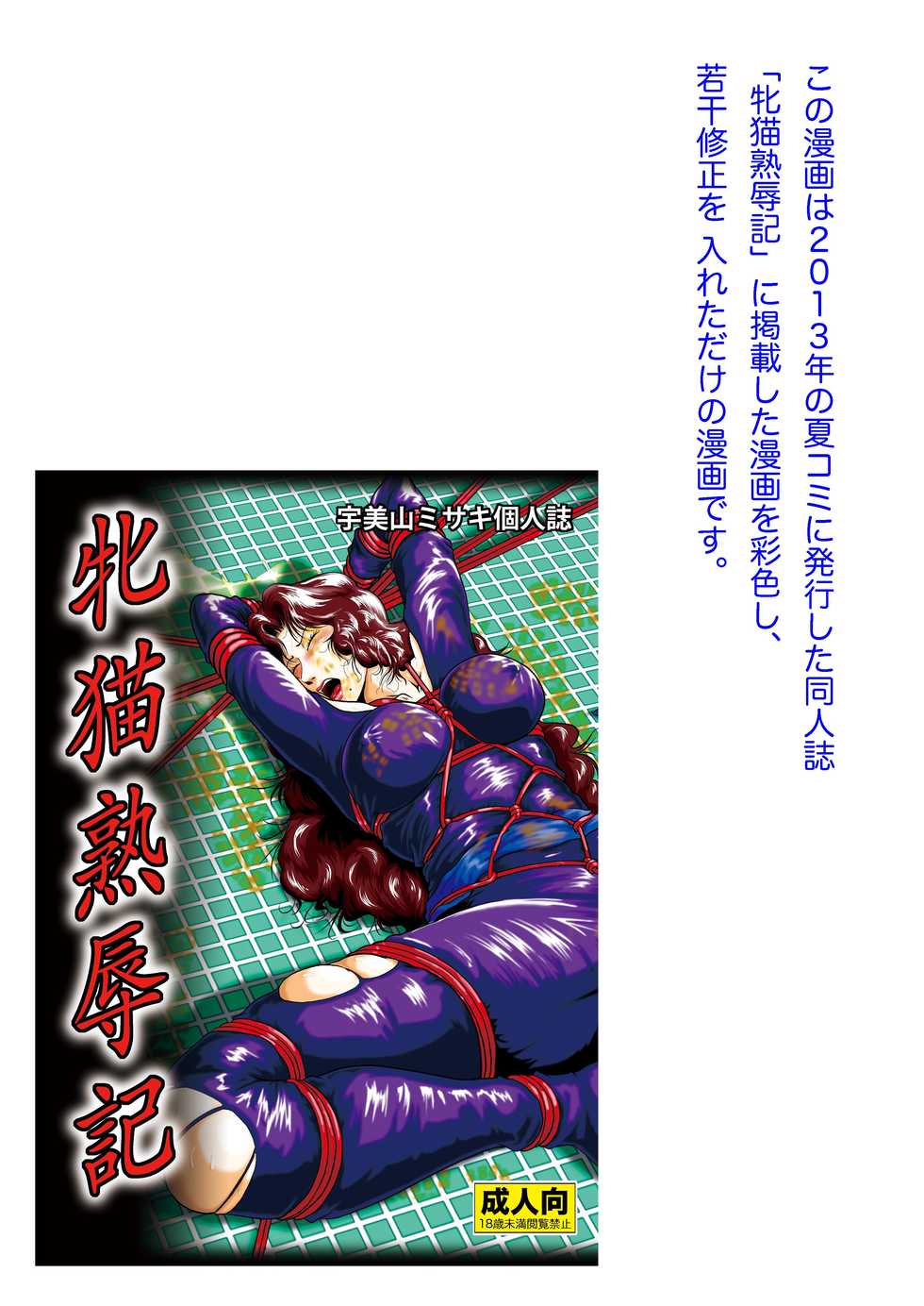 [Sae (Umiyama Misaki)] Mesuneko Jukujokuki (Cat's Eye) [Chinese] [百合勿忘草个人汉化] [Digital] - Page 2