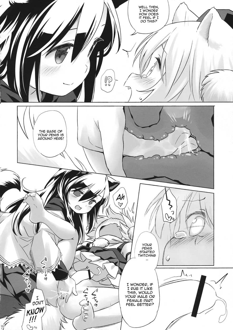 (C93) [Animal Passion (Yude Pea)] Uetaru Ookami Bou o Osorezu | A starving wolf doesn’t fear the stick (Touhou Project) [English] [Tabunne Scans] - Page 15
