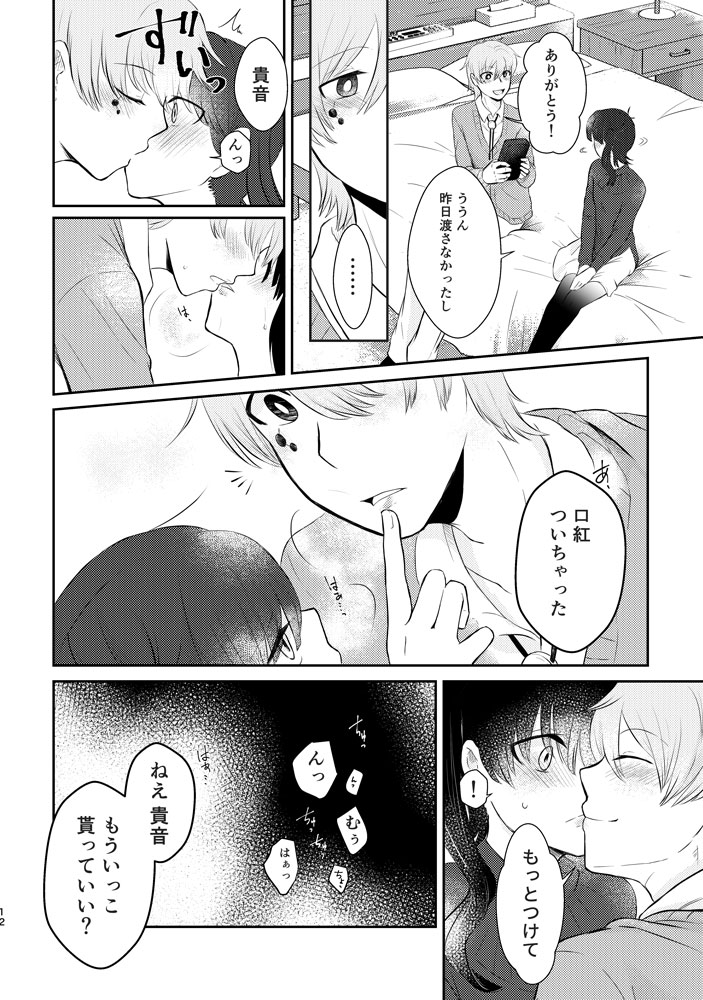 [Awatsuki Honpo (Satsuki)] Kimi ga Kureta Koufuku ni Shukufuku o (Kagerou Project) [Digital] - Page 11