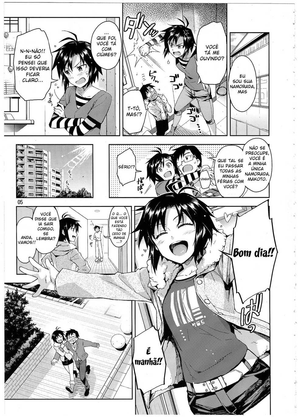 (C85) [ReDrop (Miyamoto Smoke, Otsumami)] Cos-Mako! (THE iDOLM@STER) [Portuguese-BR] [Mundo Hentai] - Page 4