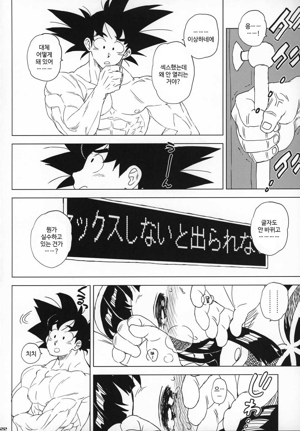 (C96) [MURDERHOUSE (Workaholic)] GOKU CHICHI!!! ver. 2 | 공치치!!! ver. 2 (Dragon Ball) [Korean] - Page 21