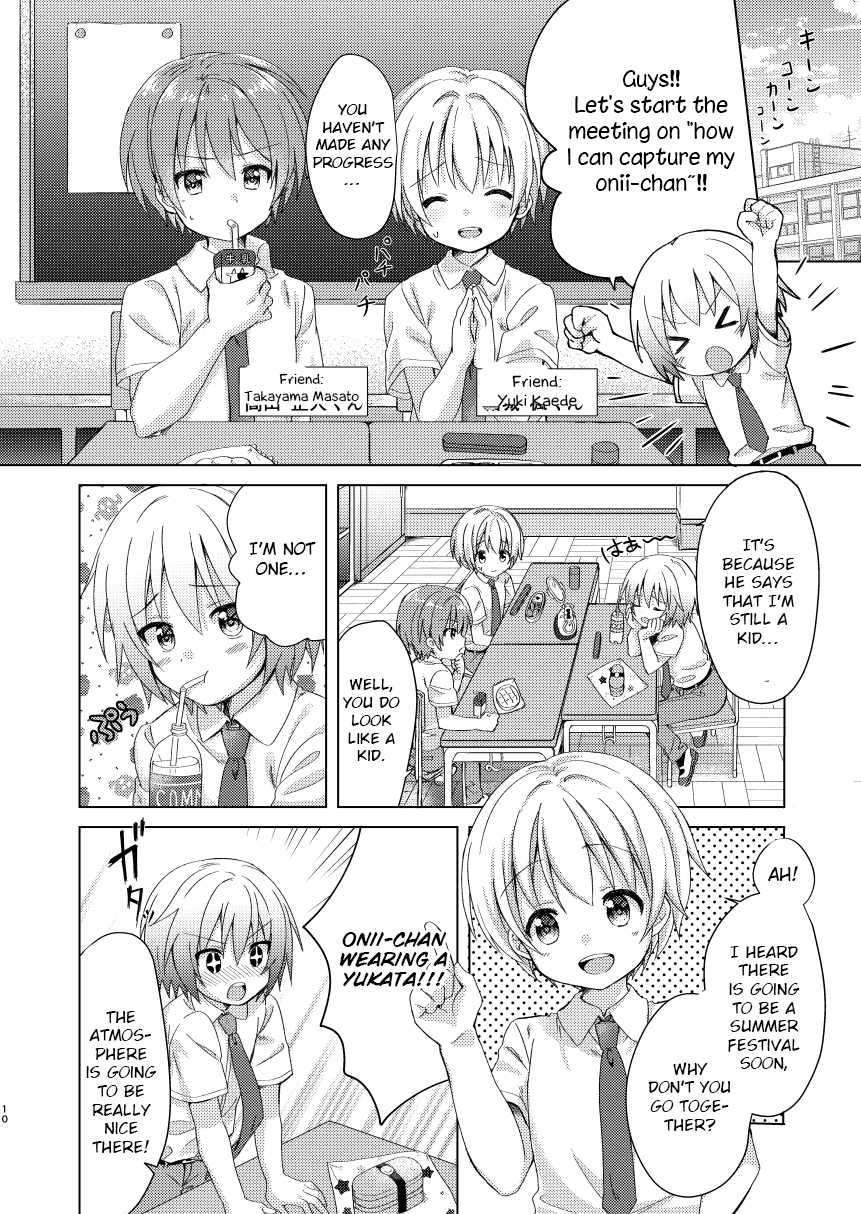 [Commamion (Numa)] Onii-chan Boku to Tsukiatte!! [English] [Otokonoko Scans] [Decensored] [Digital] - Page 9