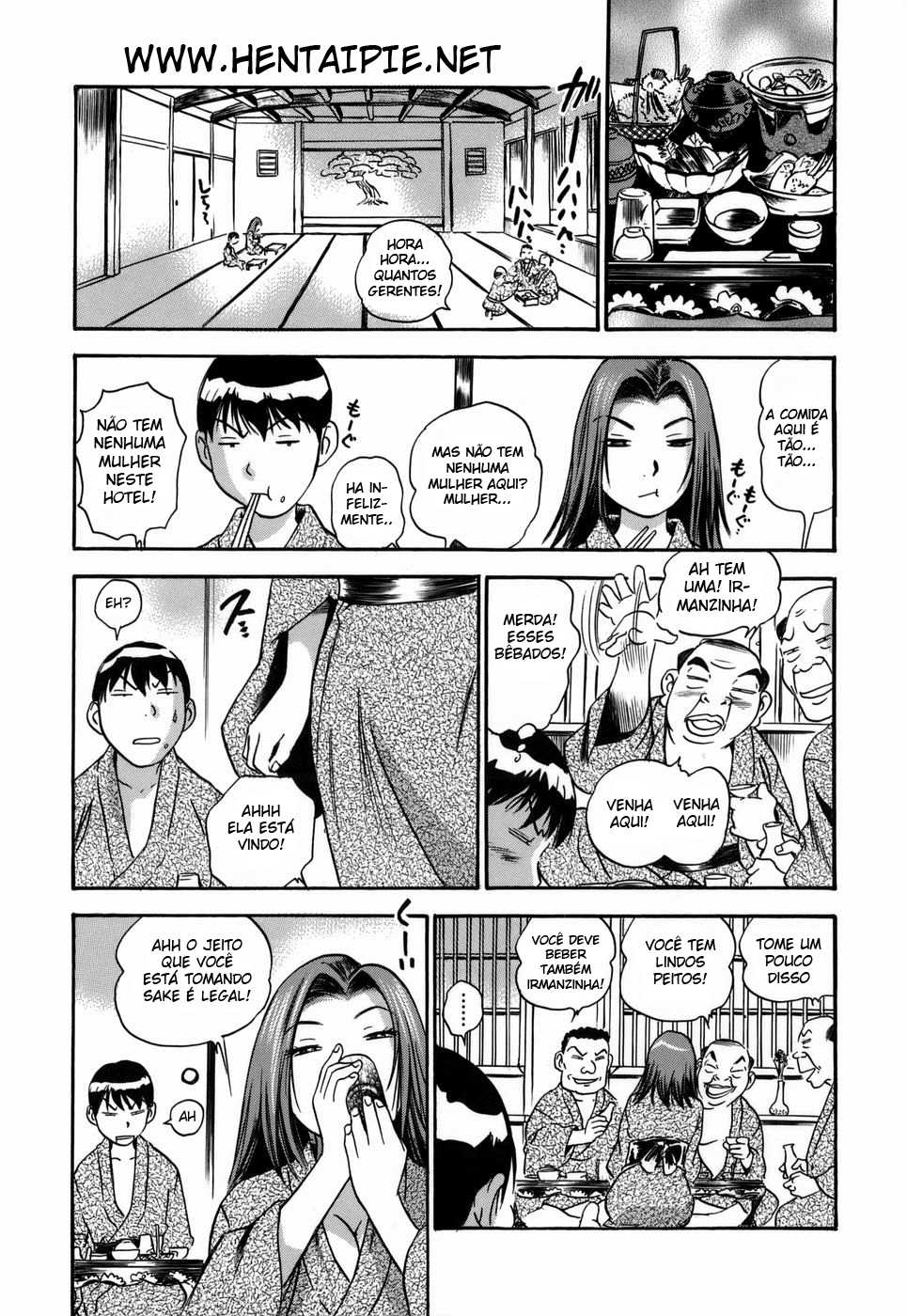 [The Seiji] Aneki no Shoushin Ryokou | Aneki's Broken Hearted Trip (Momo Muite Kuri Namete) [Portuguese-BR] [HentaiPie] - Page 11