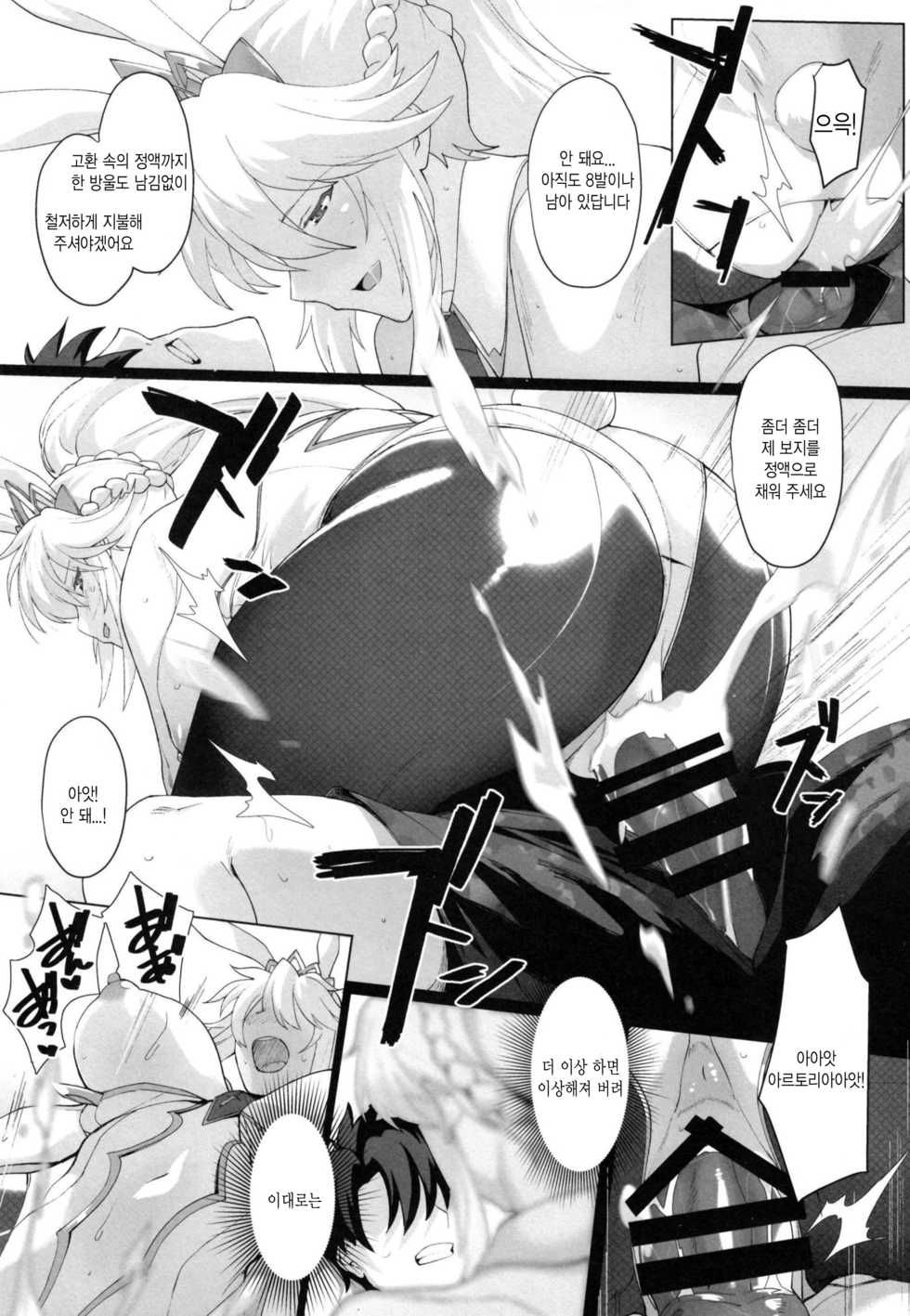 (C97) [Trinity Kyoudan (Yukisaki MIALE, Yodare)] Mizugi Sakuseiou ni wa Katenai | 수영복 착정왕에게는 이길 수 없어 (Fate/Grand Order) [Korean] - Page 12
