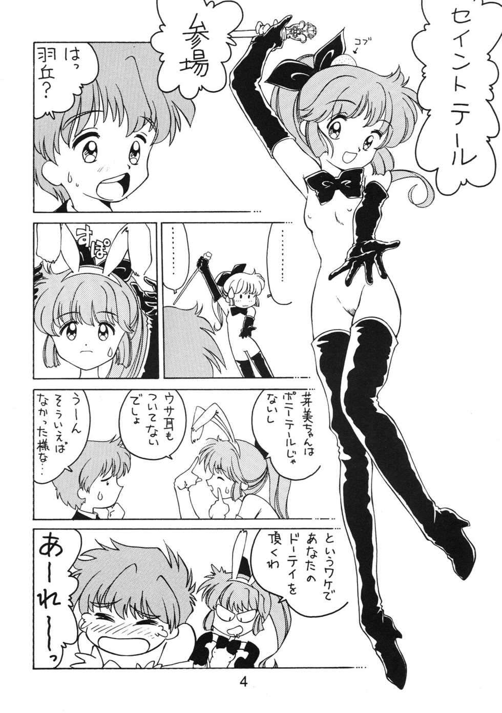 (CR20) [Nawanoren (Hippopotamus)] NN Kick (Saint Tail) - Page 4