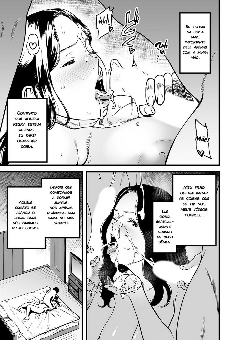 [Tsuzura Kuzukago] Boku no Kaa-san wa AV Joyuu. 2 | Minha Mãe é uma Atriz Pornô. 2 (comic KURiBERON DUMA 2019-09 Vol. 16) [Portuguese-BR] [zk3y] - Page 3