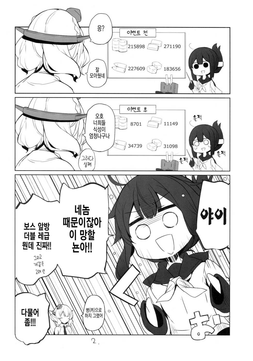 (C96) [NEW. (Shin)] Tsukatta Bun wa Kaeshimashou -Welcome to our base- | 사용했던 건 돌려줍시다 (Kantai Collection -KanColle-) [Korean] - Page 3