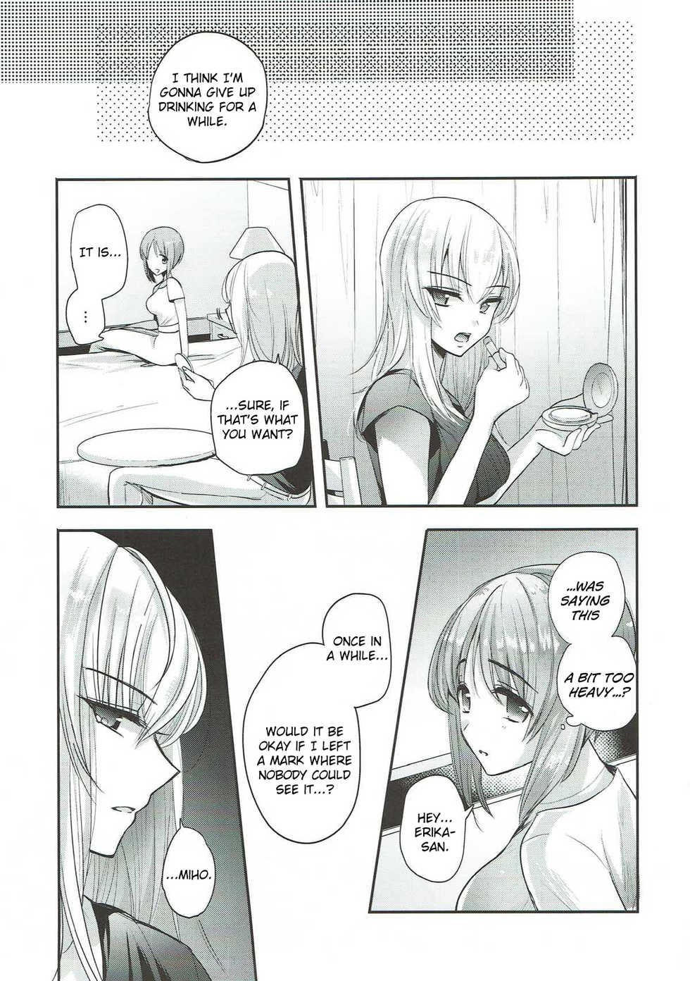 (C92) [Tetsukazuno Ao. (Emilio)] Sake wa Nondemo | Even If I Drink (Girls und Panzer) [English] - Page 23
