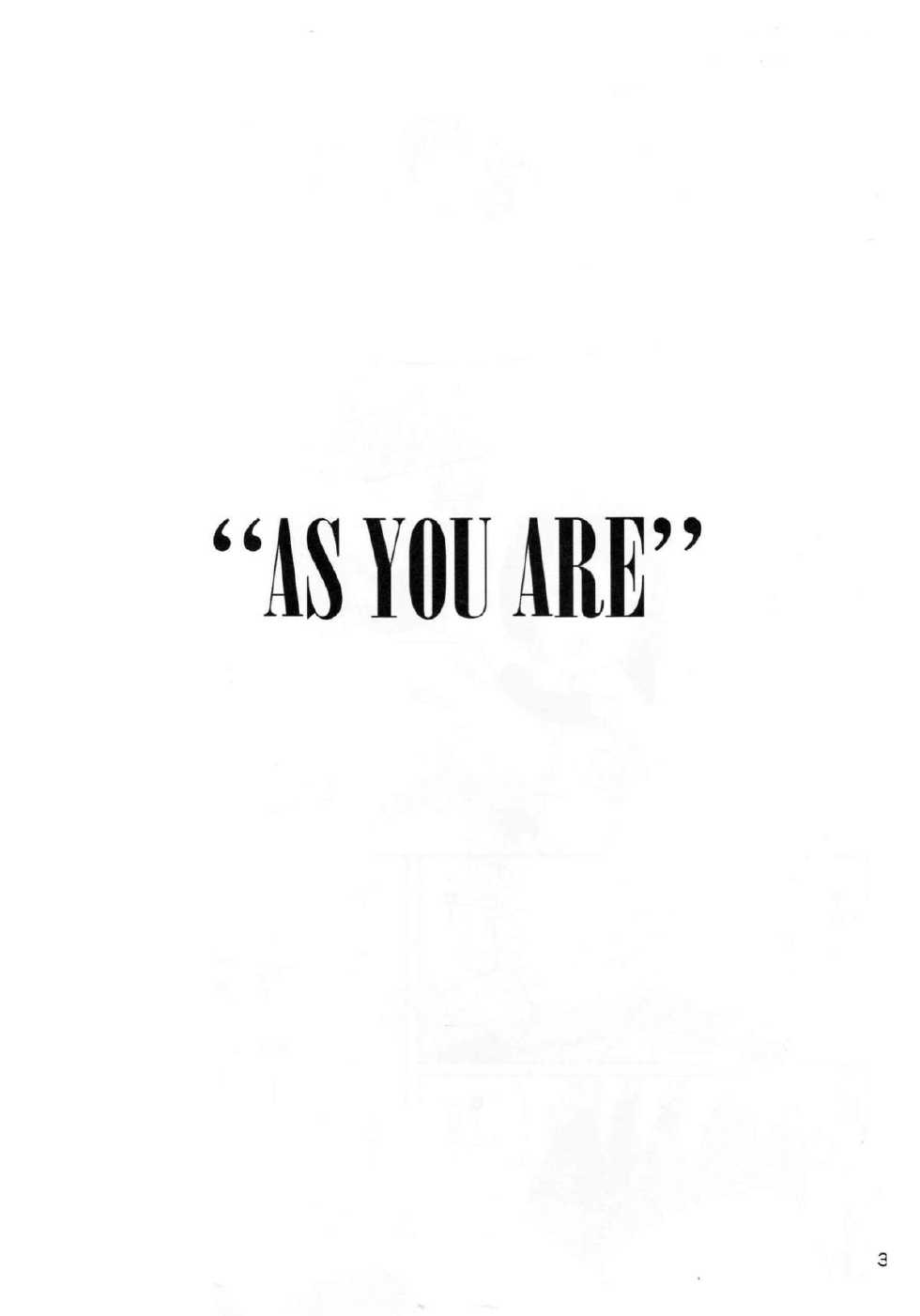 (C63) [Nikopondo (Aoyama Reo)] "As You Are" (Bleach) - Page 2